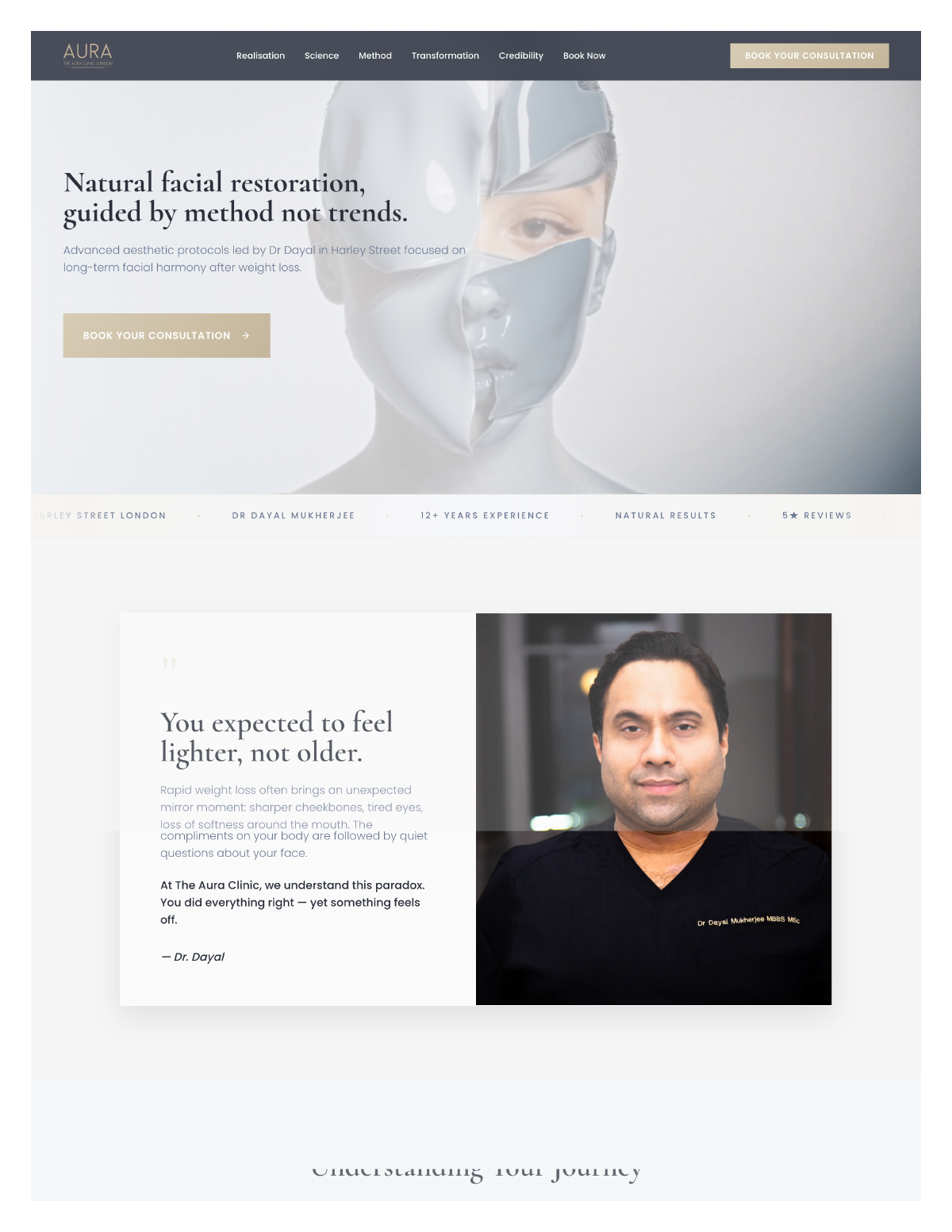 Site da The Aura Clinic