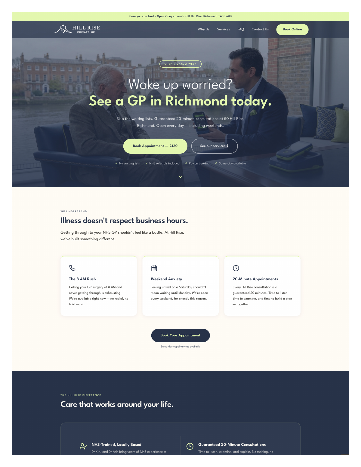 Site da Hillrise Private GP
